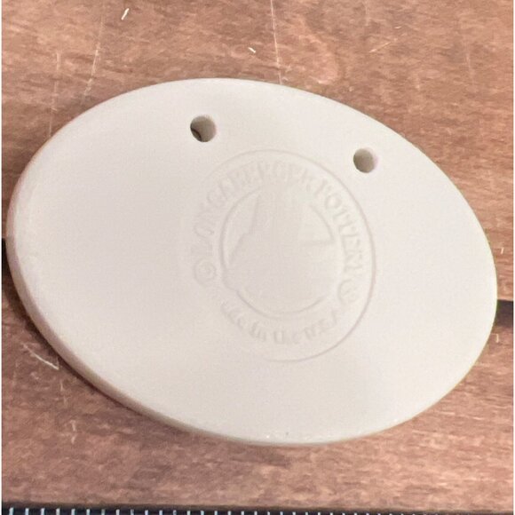 Longaberger Ceramic Basket Tie-On Accessory Floral Design 33464 THINKING OF YOU - Picture 6 of 6